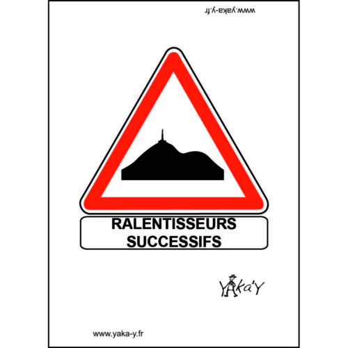 Magnet Ralentisseurs Auvergnats Yaka Y Magnet Humour Auvergnat