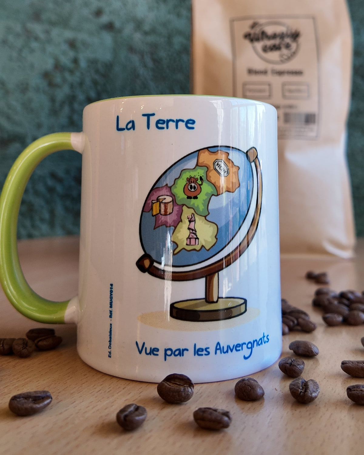 Mug - La Terre vue par les Auvergnats