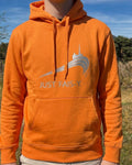 Sweat Capuche Juste Fais Y Orange