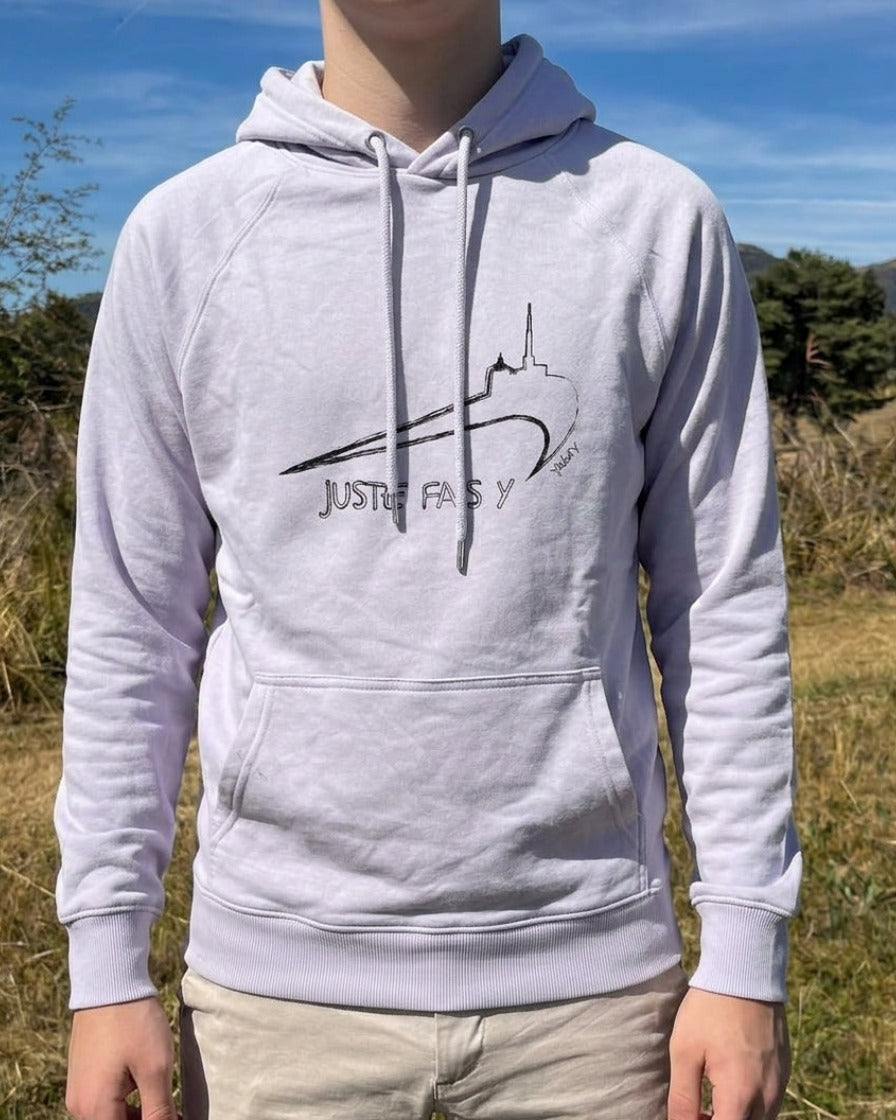 Sweat Juste Fais-Y Mauve