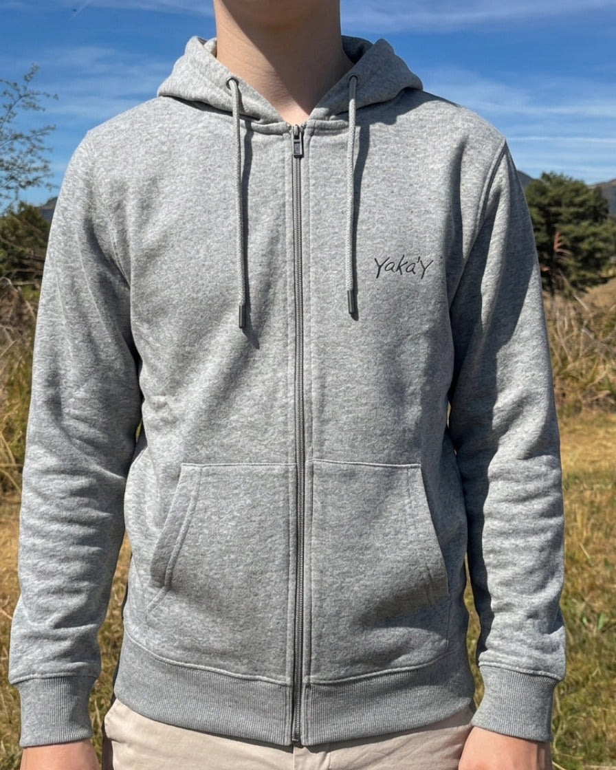 Gilet Veste Chaîne des Volcans Gris