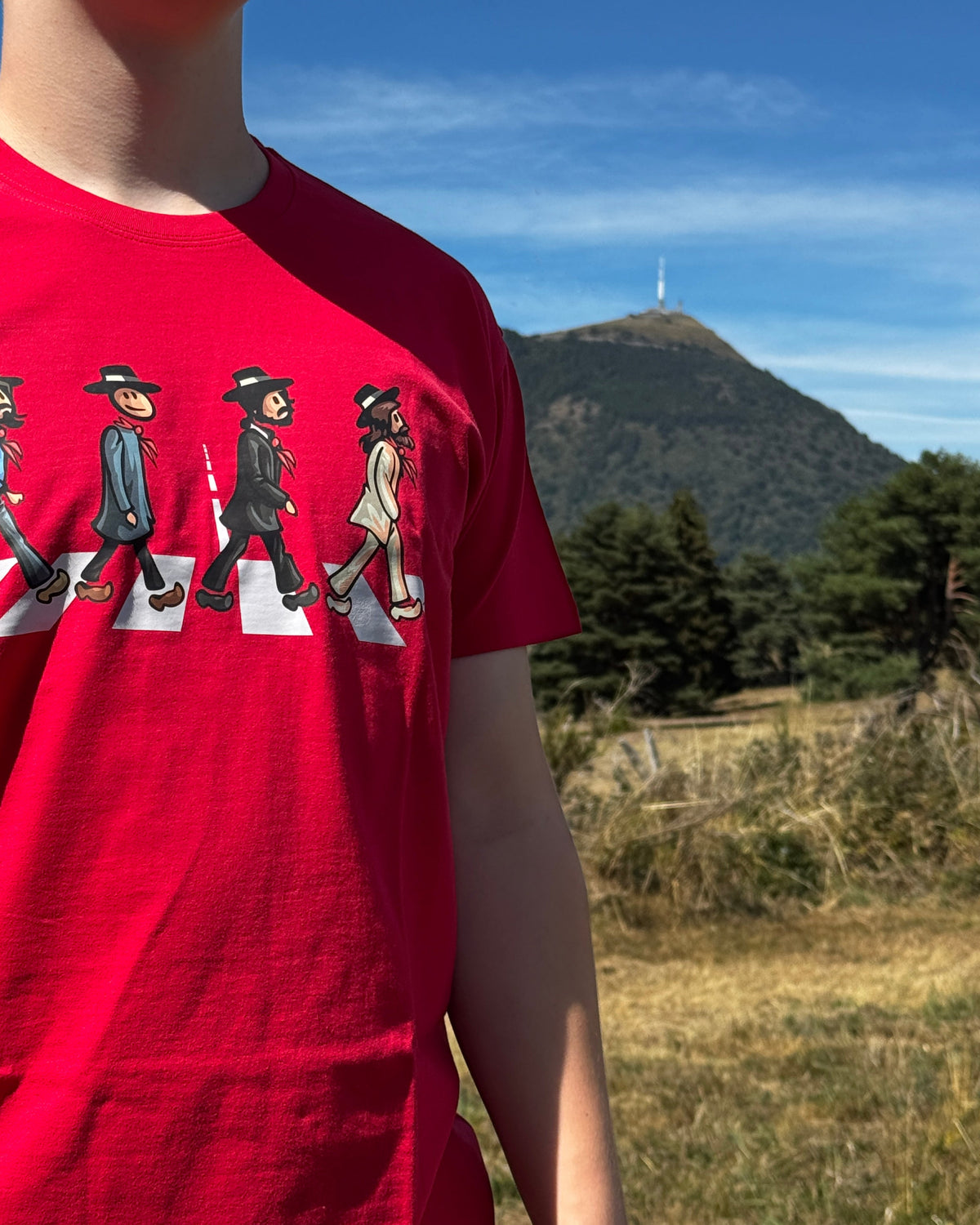 T-shirt Auvergnat road