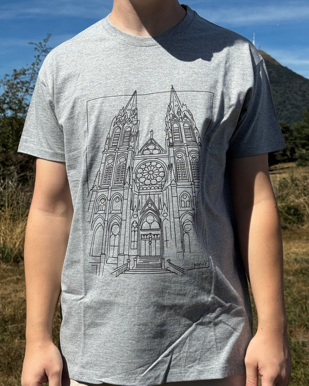 T-Shirt Cathédrale Clermont-Ferrand
