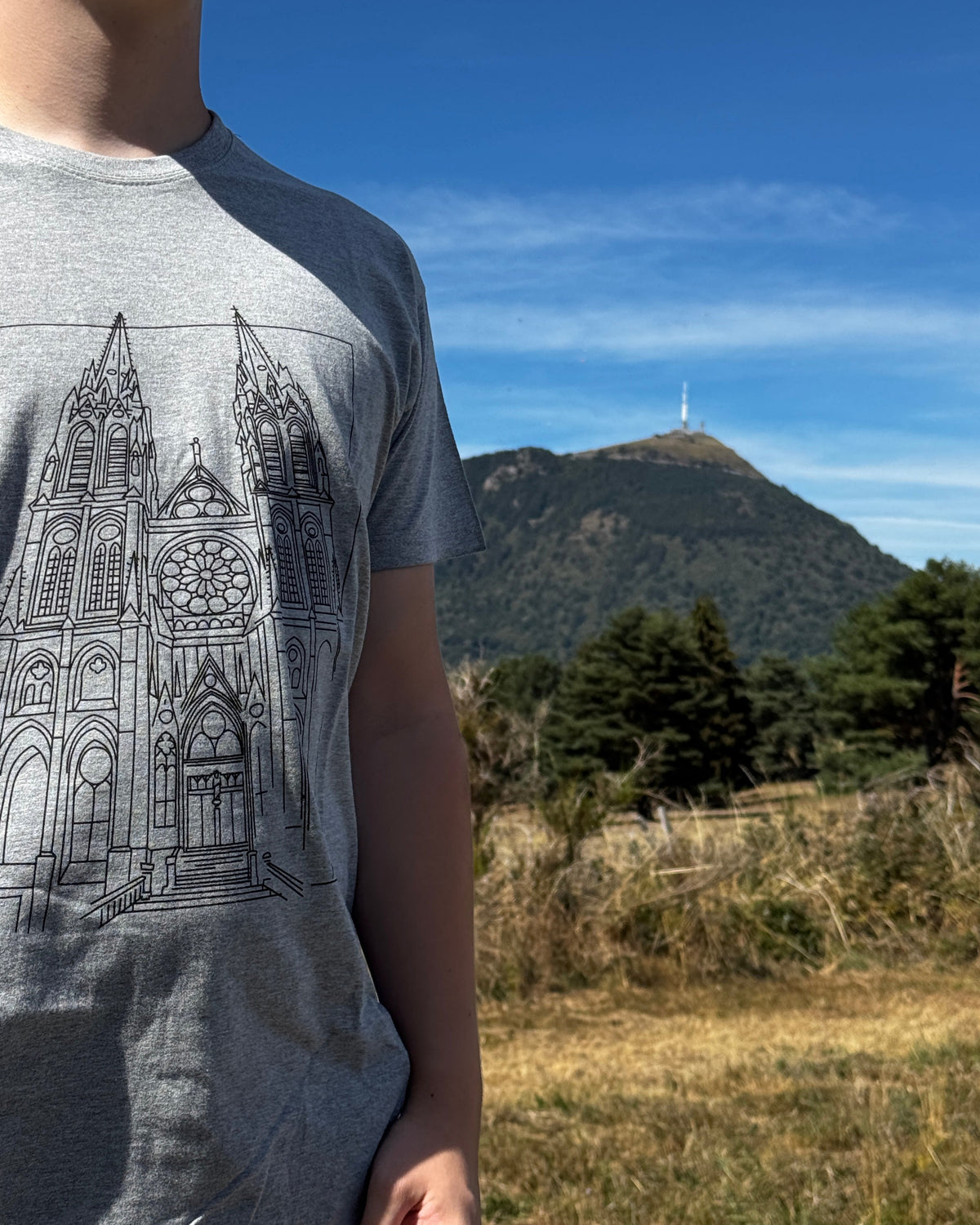 T-Shirt Cathédrale Clermont-Ferrand