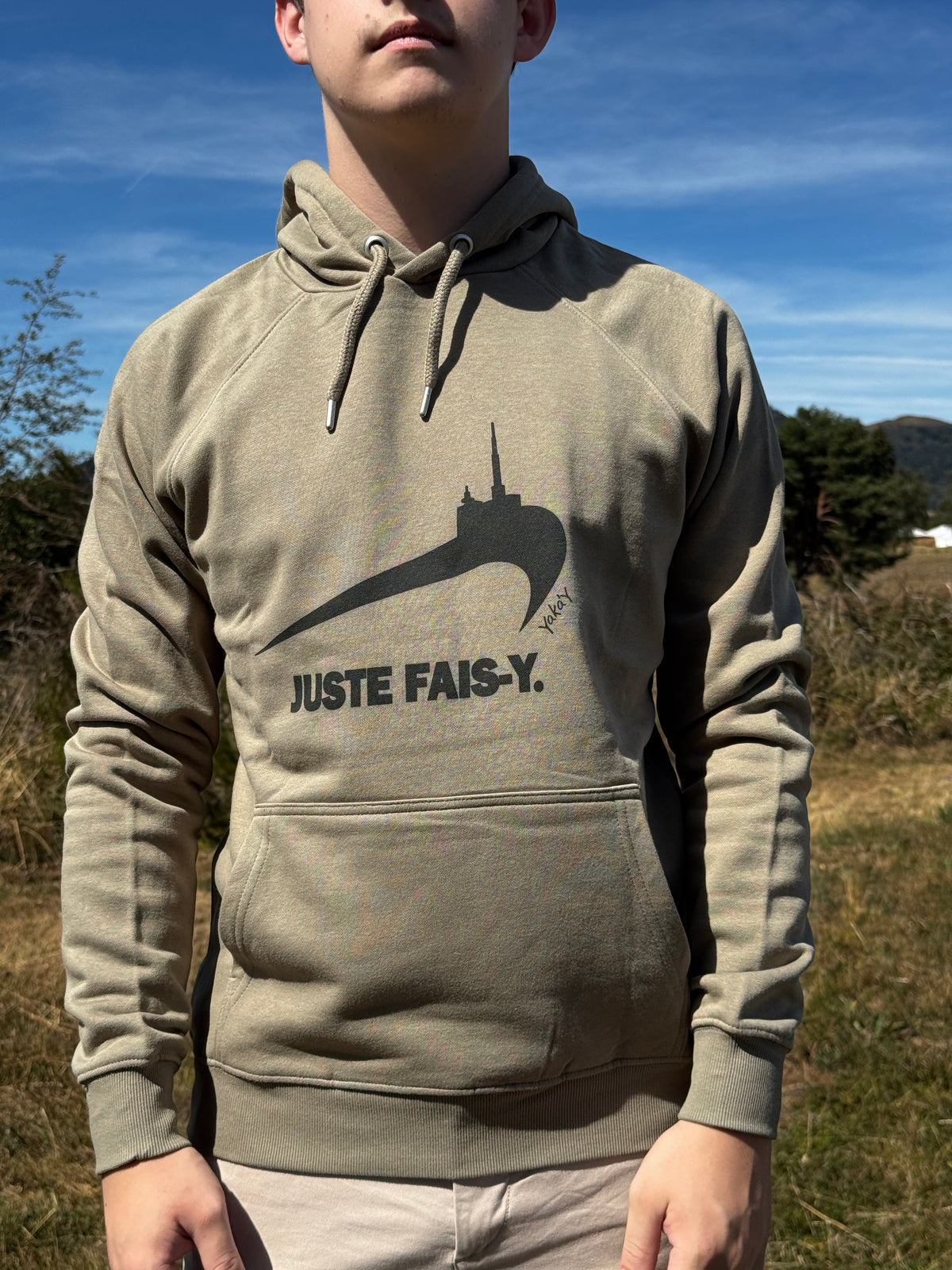 Sweat Capuche Juste Fais-Y