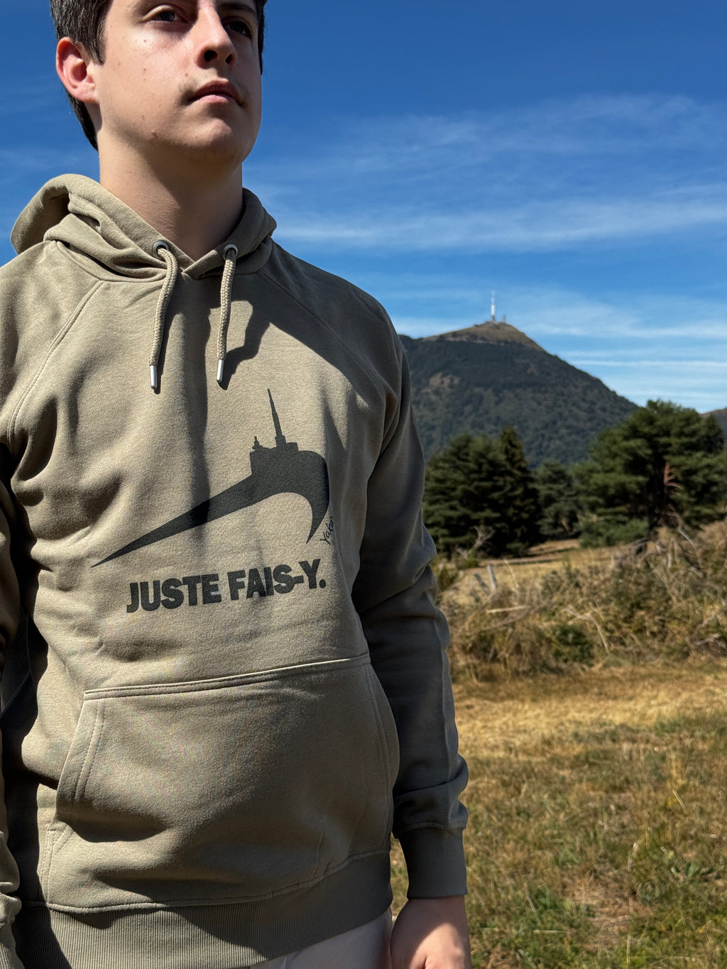 Sweat Capuche Juste Fais-Y