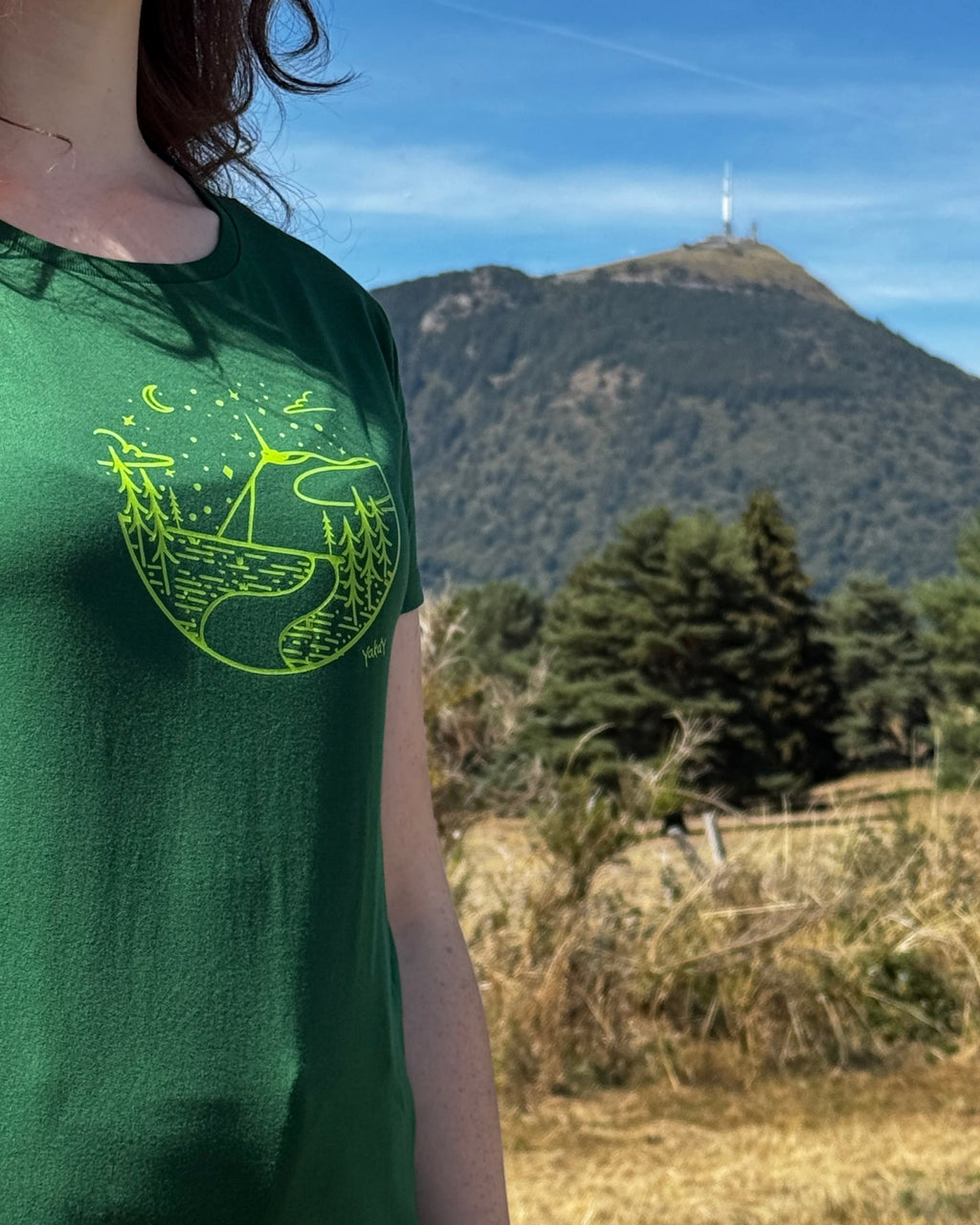 T-Shirt Auvergne Enneigée