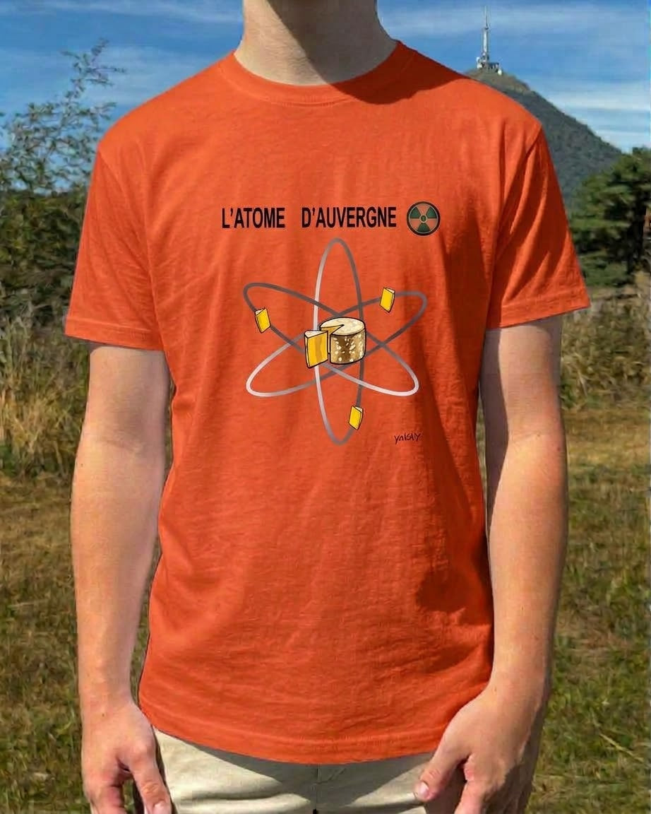 T-Shirt Atome d'Auvergne Orange