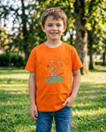 T-Shirt Yaka'Y Enfant - Volcans de Bonbons Orange