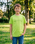 T-Shirt Yaka'Y Enfant - Chaîne des Volcans Vert