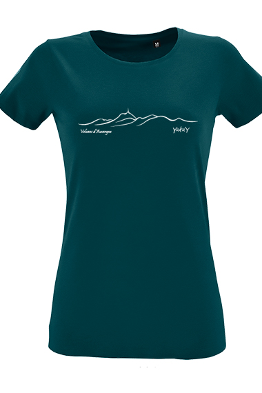 t-shirt femme chaine des volcans d' Auvergne