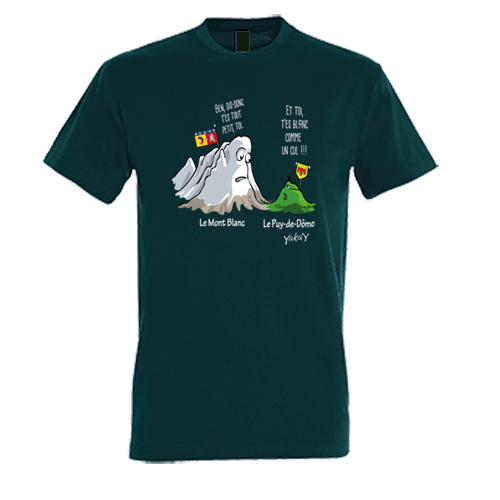 T-shirt région Auvergne Rhône Alpes