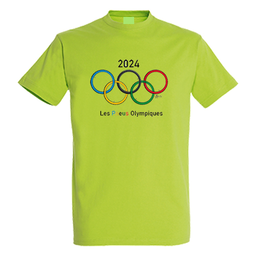 t-shirt jeux olympiques 2024 version auvergnates